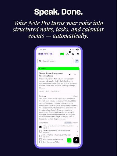 Capture app screenshot